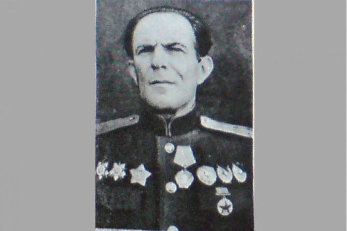 Начальник штаба 383-й стрелковой дивизии полковник П. И. Скачков.